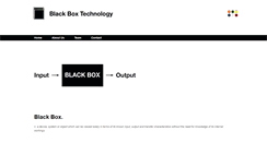 Desktop Screenshot of blackboxtechnology.co.uk